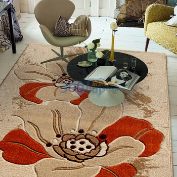
                                        皇佳南欧风华雕花地毯 客厅艺术地毯WKYG308 160cm*230cm                
