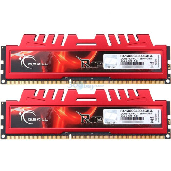 芝奇（G.SKILL） RipjawsX DDR3 1600 8G(4G×2条)台式机内存(F3-12800CL9D-8GBXL )