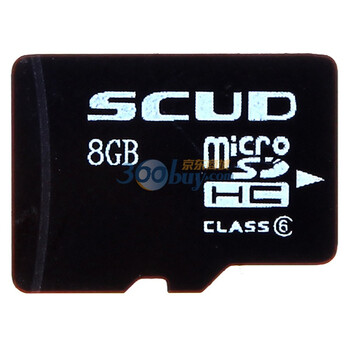 飞毛腿（SCUD）8G TF（microSD）存储卡（CLASS 6）