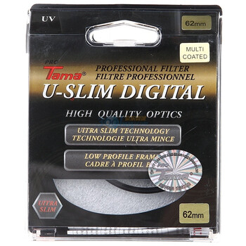 天马（Tama）超薄多层镀膜UV滤镜 ULTRA SLIM MC UV 62mm