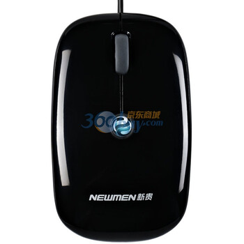 新贵（NEWMEN）乖乖豹尚品 MS-201OU 有线鼠标（黑色）