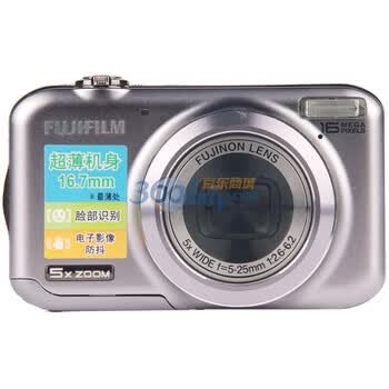 富士（FUJIFILM） FinePix JX405 数码相机 银色 （1600万像素 2.7寸屏 5倍光变 28mm广角）