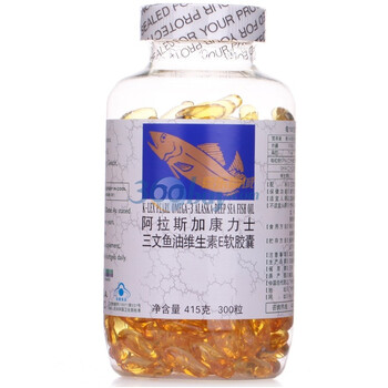 K-LEX阿拉斯加康力士三文鱼油维生素E软胶囊300粒