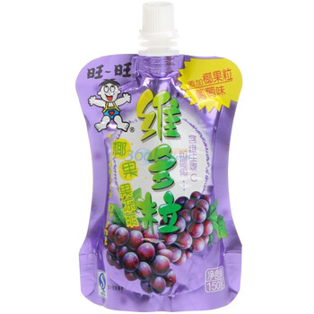 【旺旺果冻】旺旺维多利果冻爽葡萄味150g*12袋 【行情 报价 价格 评测】