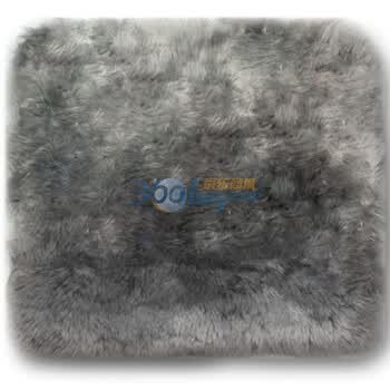 莱澳 澳洲羔羊皮长毛坐垫50×50CM(灰色)
