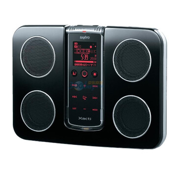 三洋 (SANYO) 数码录音大师ICR-XPS01MF （银色）内配2G TF卡+专用音箱