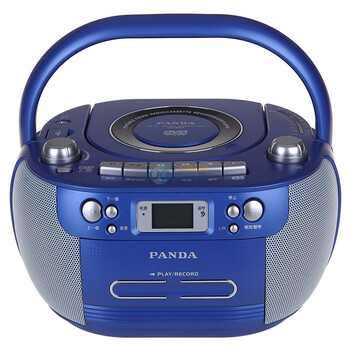 熊猫(PANDA) CD-800 多功能DVD\CD\MP3\USB播放器 （蓝色） (带遥控)