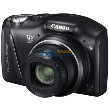 佳能（Canon） PowerShot SX150 IS 数码相机 黑色（1410万像素 3.0寸液晶屏 12倍光学变焦 28mm广角）