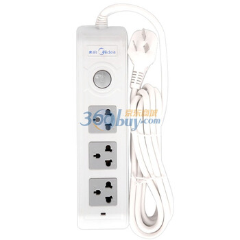 美的（Midea)M5系列 M5C03L3-A1 3位3孔线长3米 软包装