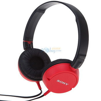 索尼（Sony）MDR-ZX100 耳机 红色