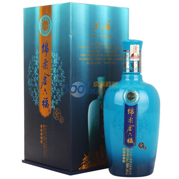 【金六福36度】绵柔金六福金瓷36度