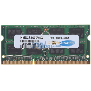 幻影金条（MIRAGES）DDR3 1600 4G 笔记本内存(KMD3S1600V4G)