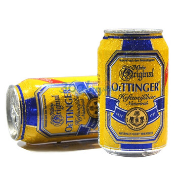 OETTINGER奥丁格自然浑浊型小麦啤酒330ml*6听