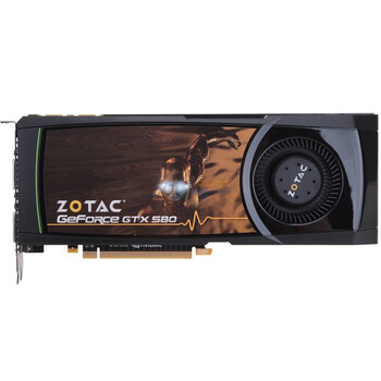 索泰 (zotac) GTX580极速版 772/4000MHz 1536M/384bit PCIE显卡