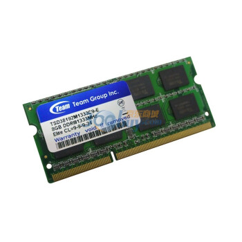 铨科技(Team)DDR3 1333 8GB 笔记本内存条 
