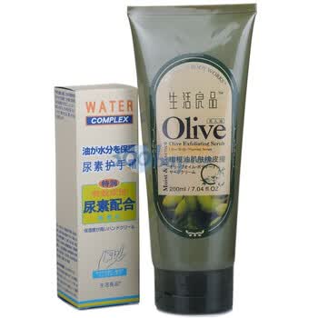 生活良品尿素护手霜60g+生活良品橄榄油神奇身体橡皮擦200ml
