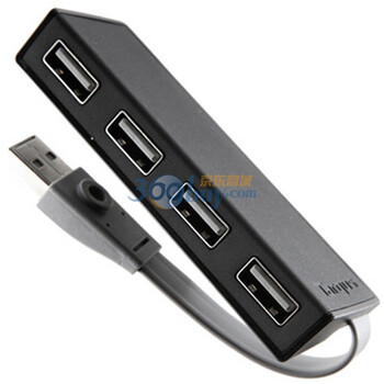 泰格斯（Targus）ACH114AP USB2.0 4口集线器HUB