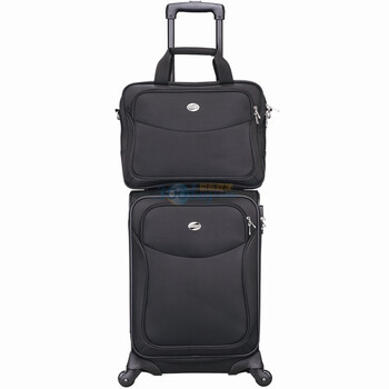 American Tourister美旅箱包Z71*09005旅行套装（四轮旋转拉杆箱55cm + 公文包）