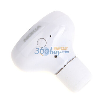 诺基亚（Nokia）BH-220蓝牙耳机（白色）适用于所有支持蓝牙的手机