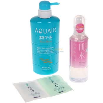 肌水乳润滋养露+水之密语沐浴露送惠润绿野芳香洗护试用装（资生堂授权特供）