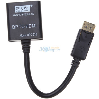 胜为（shengwei）DPC-530 DP转HDMI转换器