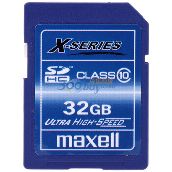 麦克赛尔（Maxell）32G SDHC多媒体高速存储卡（Class10）