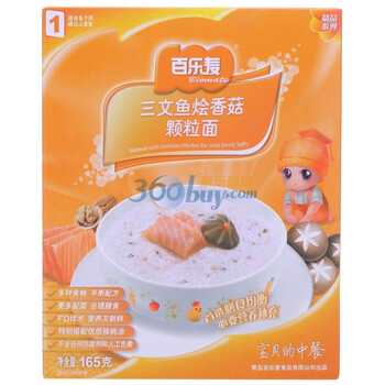 百乐麦三文鱼烩香菇颗粒面165g（1）