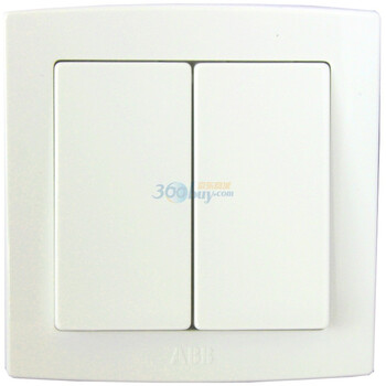 ABB 德韵 solo linear 10A二位双控开关 AL106
