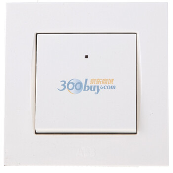 ABB由艺Uni-art系列象牙白一位双控带LED灯开关AU17753-WW