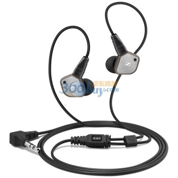 森海塞尔（Sennheiser） IE80 入耳式HiFi耳塞 黑色