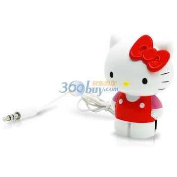 Hello Kitty HYM-550迷你造型便携音箱 白色