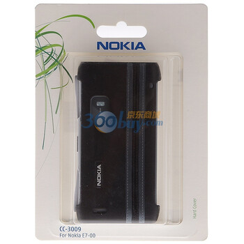 诺基亚（Nokia）CC-3009原装硬壳手机套 适用于诺基亚E7 黑灰色