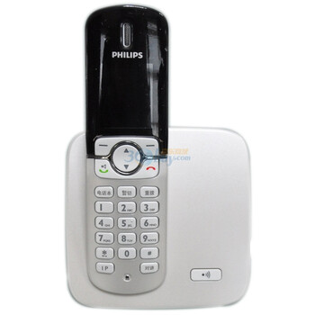 飞利浦（PHILIPS）DCTG570 2.4G数字无绳电话机彩屏设计（白色）