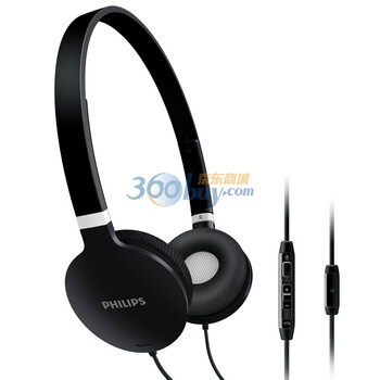 飞利浦（PHILIPS） SHM7000 笔记本耳麦 羽毛般轻盈的头戴 均衡的音效 黑色