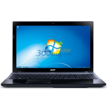 宏碁（acer）V3-571G-53214G1TMakk 15.6英寸笔记本电脑 （i5-3210M 4G 1TB GT640M 2G独显 Win7) 黑色