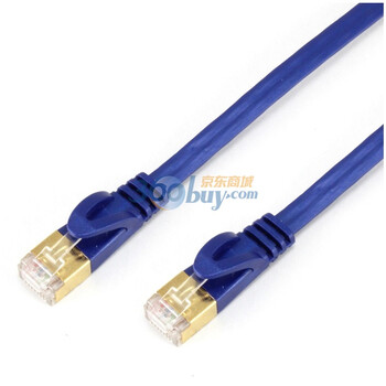包尔星克（PowerSync）C7PB03FL 超高速七类扁平网线 3米