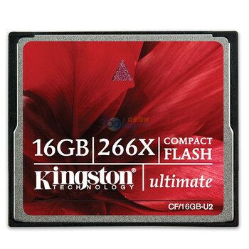 金士顿（Kingston）16GB 266X CF存储卡（CF/16GB-U2）