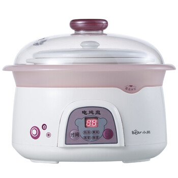 小熊(bear) DDZ-106 2500ml 白瓷电炖盅（白色）