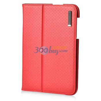 卡登仕（CAPDASE）三星P6800 超薄皮套 红色（侧翻）Dot纯点系列 适用于三星GALAXY TAB 7.7 P6800 P6810