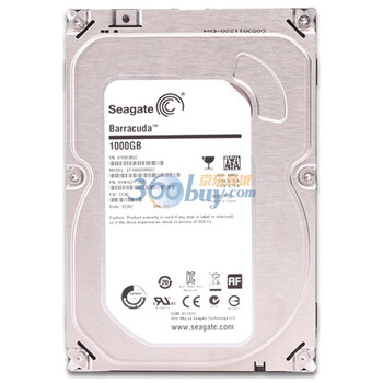 希捷（Seagate）1TB ST1000DM003 7200转64M SATA 6Gb/秒 银甲系列 台式机硬盘