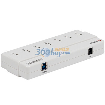 奥睿科（ORICO）H7928-U3 超高速USB3.0 7口 HUB(附5V4A认证电源) 白