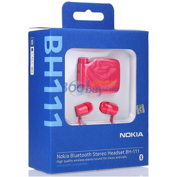 诺基亚（NOKIA）BH-111（红色）蓝牙耳机