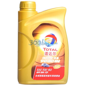 道达尔快驰QUARTZ 9000汽车润滑油SM机油5W-40 1L