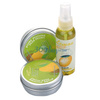 生活良品牡丹梨抗皱紧致美手霜60g*2+生活良品补水保湿喷雾（柠檬美白）60ml