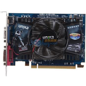 双敏（UNIKA）火旋风2HD6570V1024小牛版-S 650/1200 512MB/64bit DDR3 PCI-E 显卡