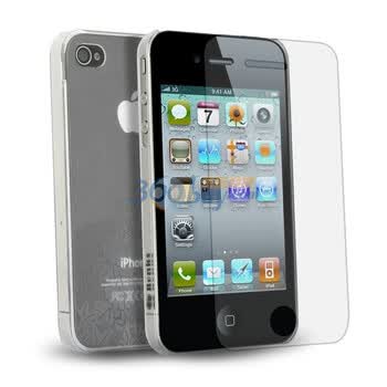 邦克仕（Benks）Magic Seaweed(花纹)移动数码产品专用保护壳（适用于Apple iPhone 4/4S 白色