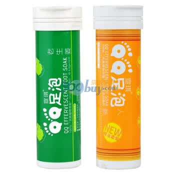 宣琪QQ足泡泡腾片套装（人参精华5g*10片+老生姜精华6g*10片）