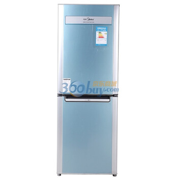 美的（Midea） BCD-185FM 185升 双开冰箱(天蓝双色)