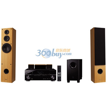 先锋(PIONEER) HTS-C1005-(W) 分体式家庭影院 (S-CH101TB-W前置扬声器) 樱桃黄色