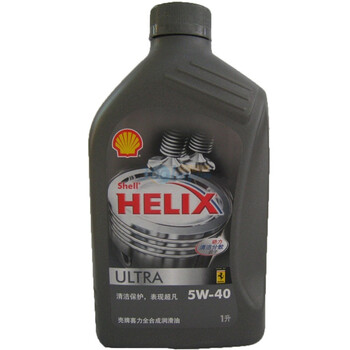 壳牌（Shell）helix ultra超凡灰喜力全合成机油 5W-40（1L装）